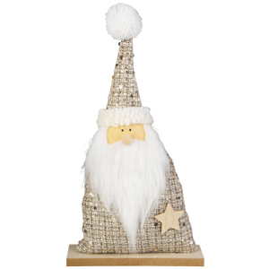Standdeko - Wichtel mit Bart - ca. 20 x 6 x 36 cm