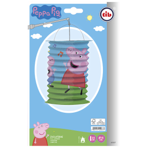 Peppa Wutz - Zuglaterne - aus Papier - Ø = 15 cm