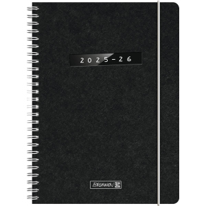 Schülerkalender A5 - 2025-26 - cardb.1w/2p Monochrome
