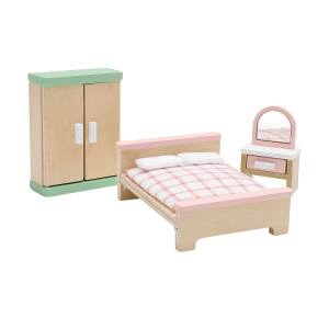 Besttoy - Puppenhaus-Möbel - Schlafzimmer - aus Holz
