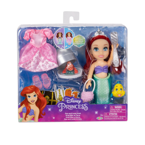 Disney Princess - See und Land Arielle - Puppe - ca. 15 cm