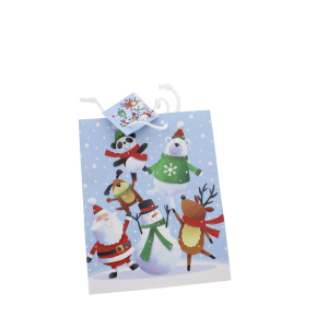 Geschenktasche - Nordpol - Maße ca. 17,8 x 9,8 x 22,9 cm