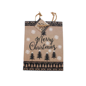 Geschenktasche - Merry Christmas - Maße ca. 17,8 x 9,8 x 22,9 cm