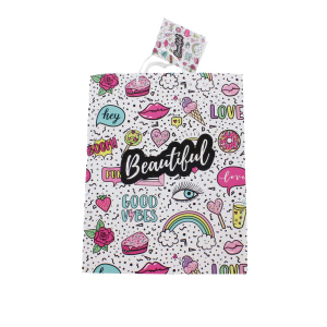 Geschenktasche - Beautiful - Maße ca. 17,8 x 9,8 x 22,9 cm