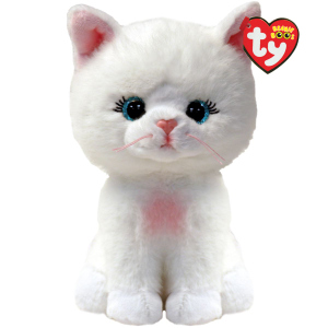 Beanie Boos - Weiße Katze Amelia - ca. 15 cm