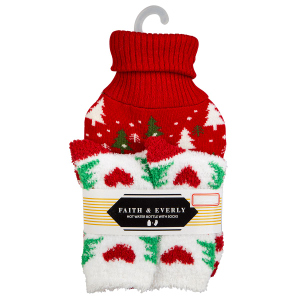 Set Wärmflasche mit Socken - ca. 0,7 L