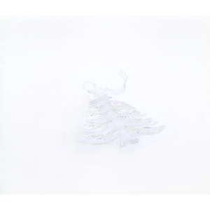 Dekohänger - Tannenbaum - irisierend - ca. 9,5 x 13 cm