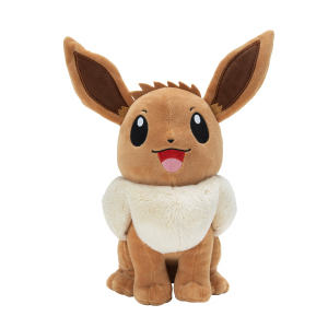 Pokémon - Plüschfigur - Evoli - lachend - ca. 30 cm