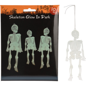 Leuchtskelett - Halloween - 10 Stück