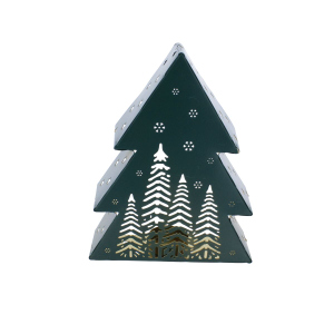 Teelichthalter - Tannenwald - ca. 16,5 x 5 x 20,5 cm