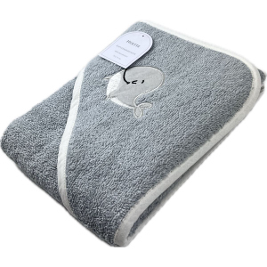 Baby Kapuzenbadetuch - Wal - mintgrün - ca. 75 x 75 cm