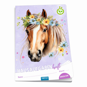 Hausaufgabenheft - Pferd