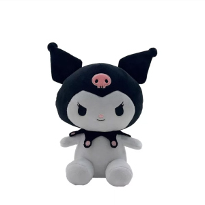 Plüschfigur - Kuromi schwarz - ca. 23 cm