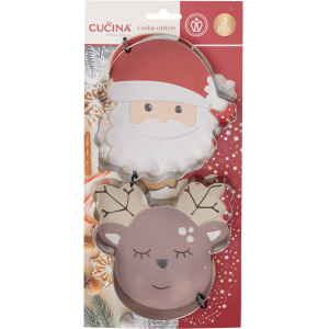 2 Ausstechformen - Weihnachten - 1 Set