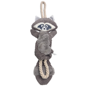 Tierspielzeug - Waschbär mit Schlaufe - ca. 46 cm
