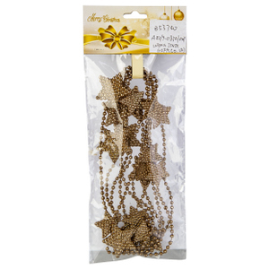 Baumkette Sterne gold - ca. 2,70m