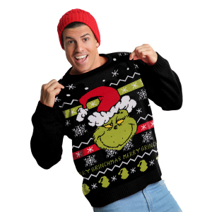 Pullover - Grinch - unisex - schwarz - in verschiedenen Größen erhältlich