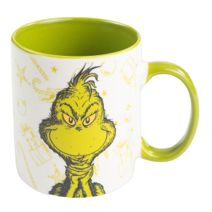 Tasse - Grinch - All I want for Christmas is Ruhe-  weiß/grün - ca. 320 ml