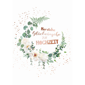 Glückwunschkarte - Hochzeit - A4