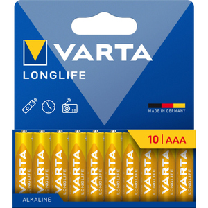 Varta Batterien - Longlife AAA - 10er Pack - LR03