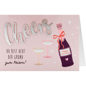 Sheepworld - Gruss&Co - Happy Birthday - Cheers - Du bist heut der Grund zum Feiern!