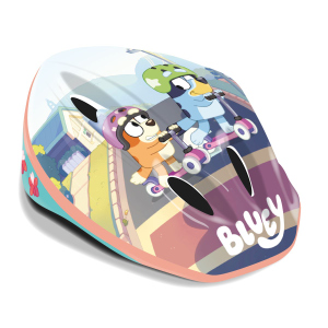 Bluey - Kinder Fahrradhelm - türkis/bunt