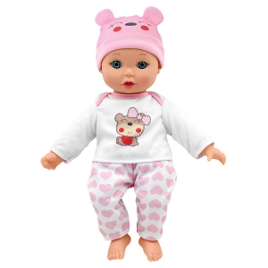 Besttoy - Babypuppe Maggy mit Zubehör - ca. 30 cm