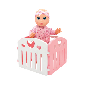 Besttoy - Babypuppe Maggy Spielzeit - mit Zubehör - ca. 30 cm