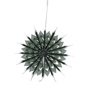 Stern zum Hängen grün - ca. 40 cm