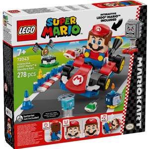 LEGO® Super Mario 72043 - Mario Kart - Interaktiver Lego Mario & Standart-Kart