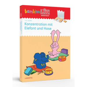 bambinoLÜK Set - Konzentration mit Elefant und Hase