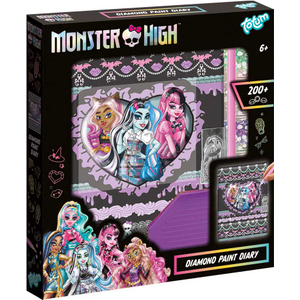 Monster High - Diamond Paint Tagebuch