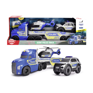 Ford - Giant Police Truck - mit Auto und Helikopter - ca. 70 cm