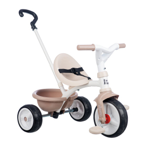 2in1 Dreirad - Be Move - mit Schubstange - beige