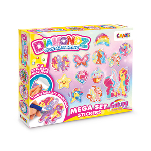 DIAMONDZ - Bastelset Sticker Mega Set - Galupy Unicorn