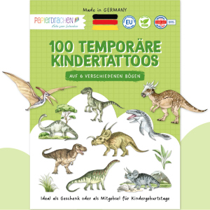 Tattoo Set - Welt der Dinos - 100 Tattoos