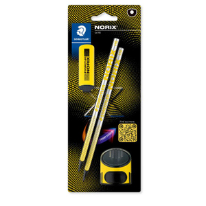 Bleistift Set - Norix - gelb - 4-teilig