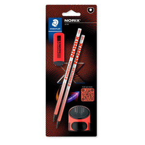 Bleistift Set - Norix - rot - 4-teilig