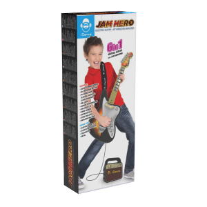 JAMHERO - 6-in-1 E-Gitarre mit Verstärker