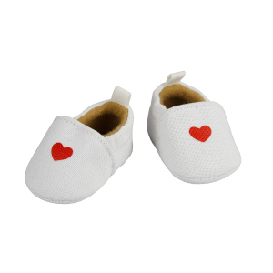 Puppenslipper - mit Herz - Gr. 38 - 45 cm