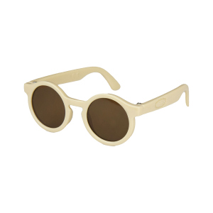 Puppen Sonnenbrille - rund - beige