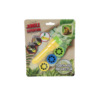 Dschungel-Projektor - mit Taschenlampe - ca. 11,5 cm