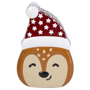 Gebäckdose - Weihnachtsfigur - ca. 21 x 12 x 7 cm - 1 Stück