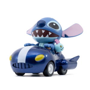 Disney Stitch - Rückzugfahrzeug - Raumschiff - blau