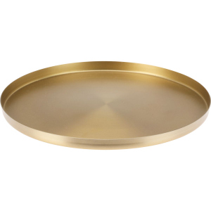 Kerzenteller rund - goldfarben - ø ca. 30 cm