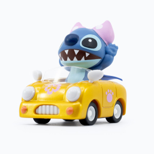 Disney Stitch - Rückzugfahrzeug - Sportwagen - gelb