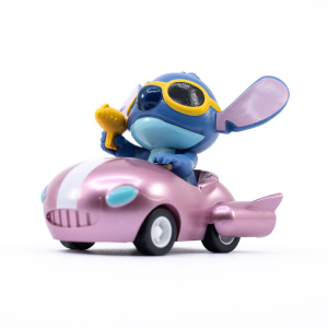 Disney Stitch - Rückzugfahrzeug - Raumschiff - rosa