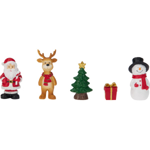 5 Weihnachtsfiguren - 1 Set
