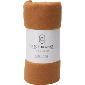 Fleecedecke - Naturfarben - ca. 130 x 160 cm - 1 Stück