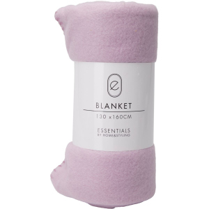 Fleecedecke - Pastellfarben - ca. 130 x 160 cm - 1 Stück